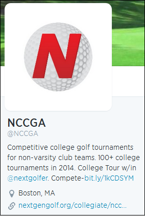 NCCGA Twitter Account