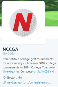 NCCGA Twitter Account