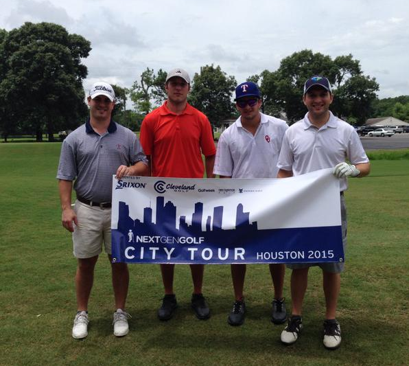 group of golfers in houston