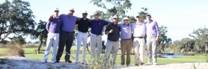 ECU Club Golf Team on golf course