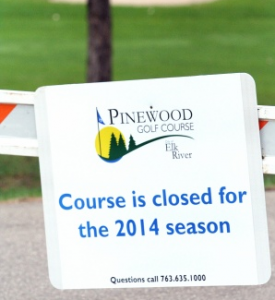 course closed sign