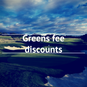 Greens fee discount offerings
