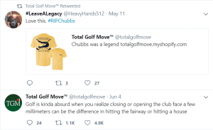 Total Golf Move Tweets