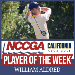 William Aldred player of the week NCCGA