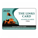 The Links Card Golf Discount Logo